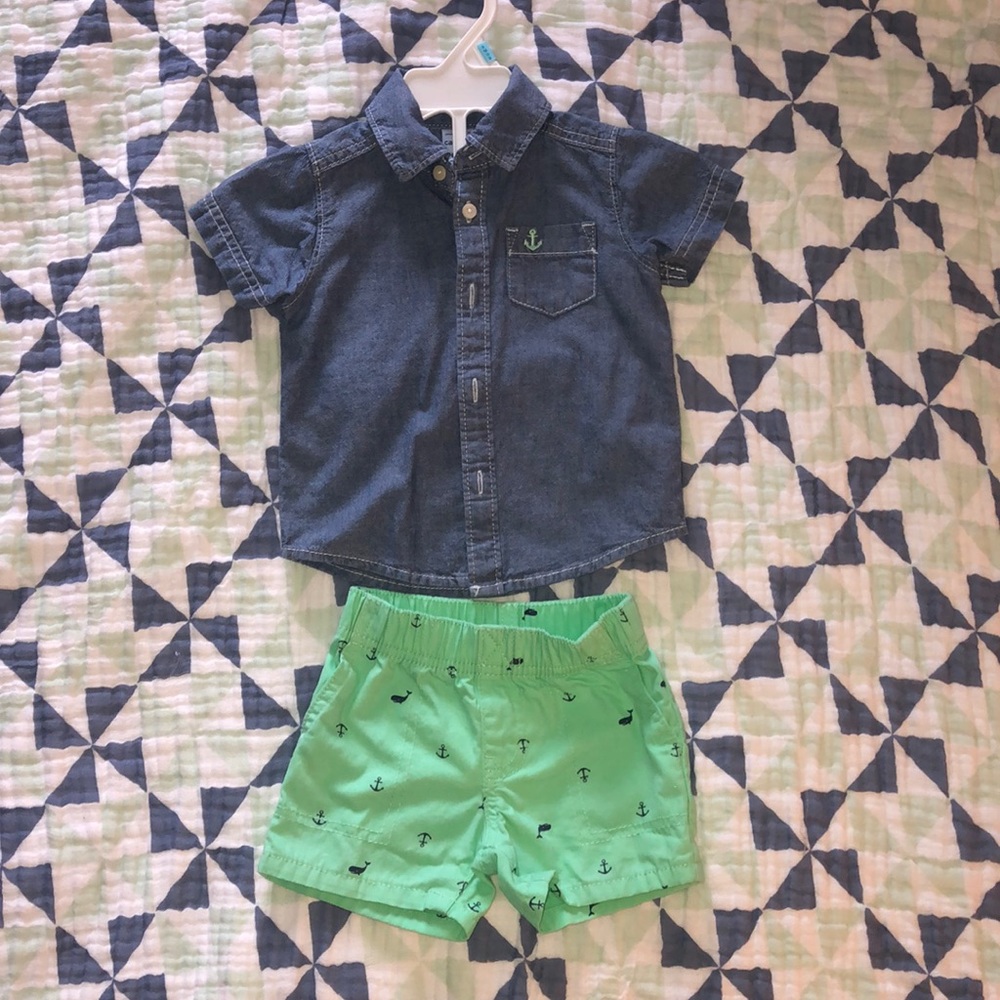 Carter’s, 6 month matching set